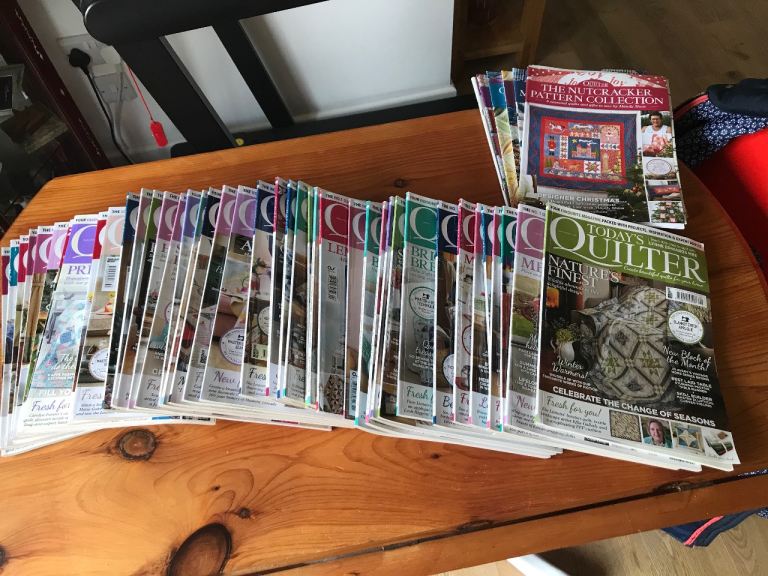 TODAYS QUILTER - 41 magazines, 5 Tutorial magazines & 1 additional leaflet . All in superb condition
