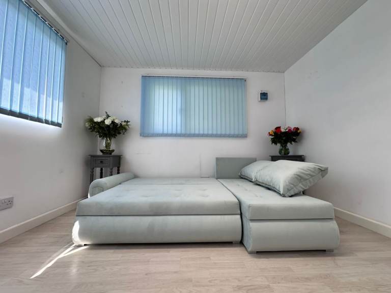 Corner Storage Sofa Bed ~ Grey L Shape Sofa Bed Fast Delivery