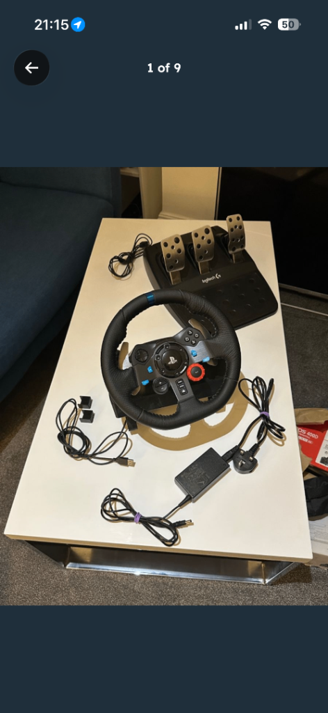 NEW Logitech G29 Driving Force Racing Wheel & Pedals – Excellent Condition
