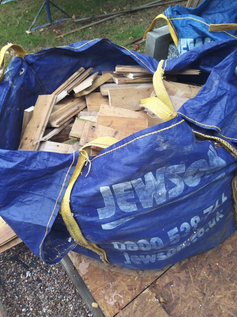 1 tonne building material heavy duty storage bag blue