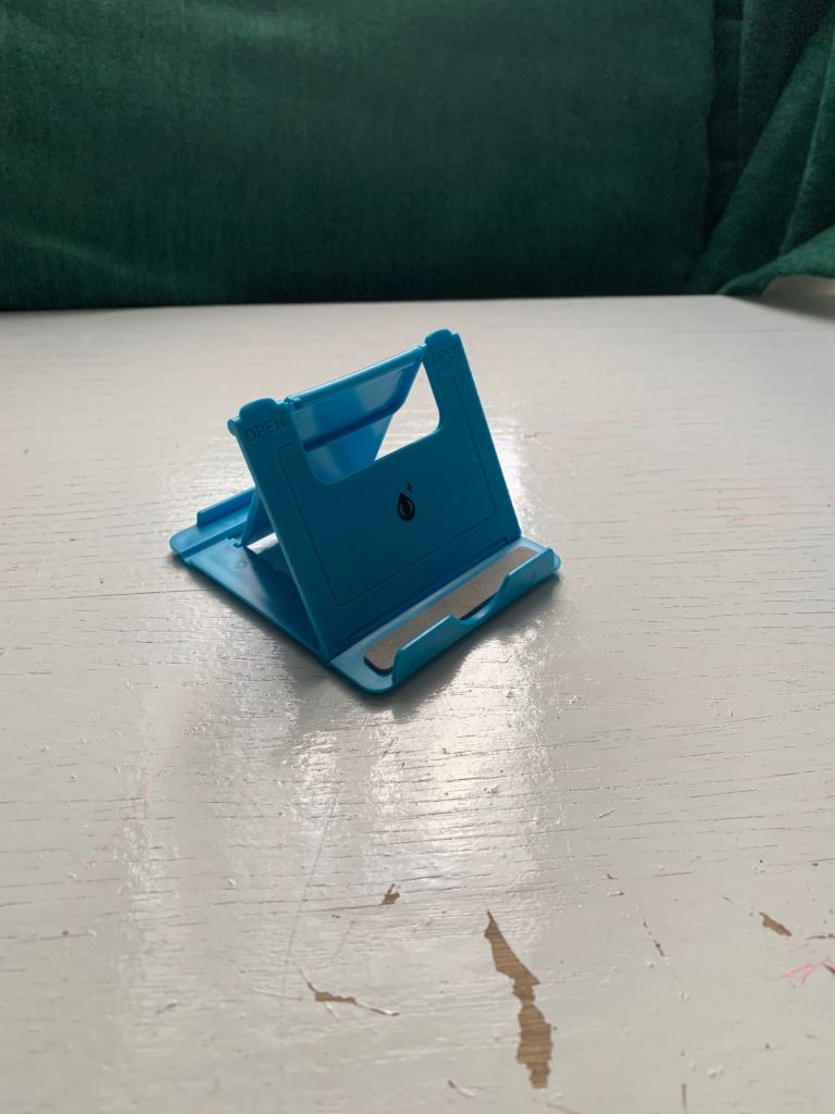 Adjustable Mobile Phone Stand - Blue, As Good As New
