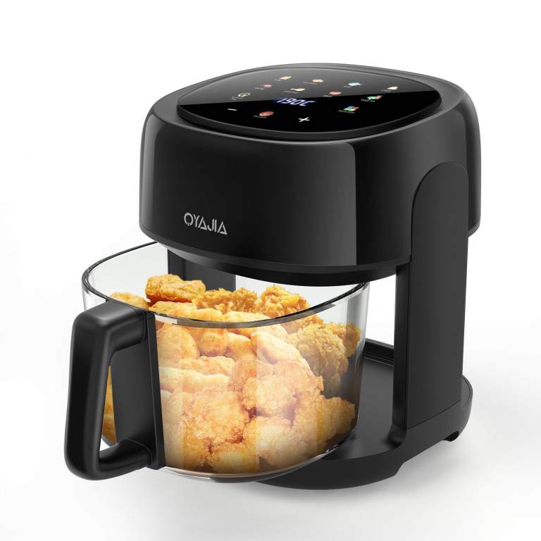 Air Fryer 5L Digital Large Transparent Multifunction Oven Cooker 1800W Oil Free