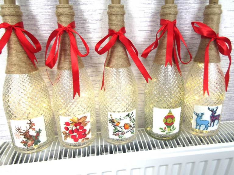 Xmas Light Bottles x Five JOB LOT ALL BRAND NEW