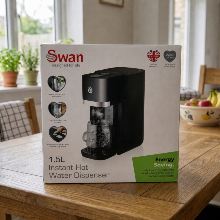 Swan Instant Hot Water Dispenser - Black