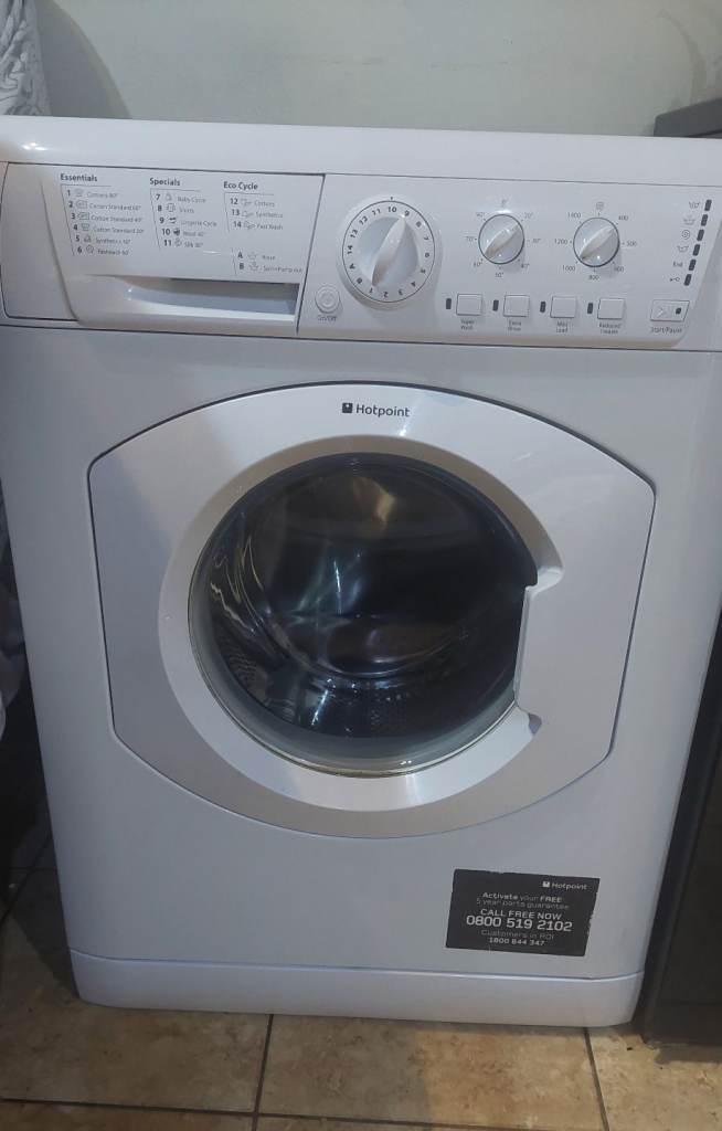 Hotpot washing machine 7kg 1400rmp 