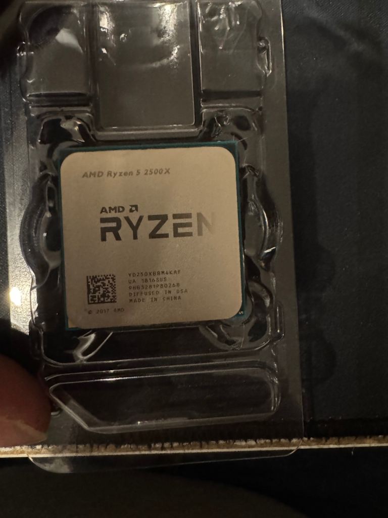 Ryzen 2500x processor