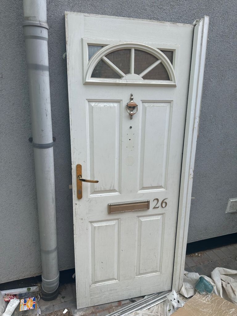 Composite front door - used - 2070 x 870