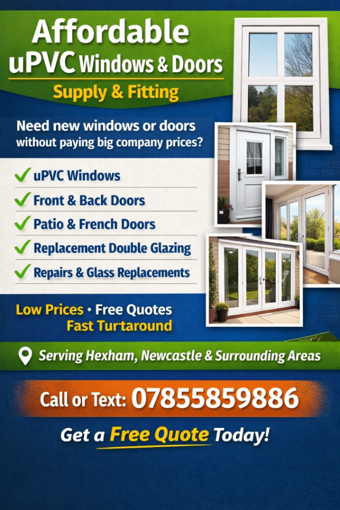 Window and door fitting and repairs 