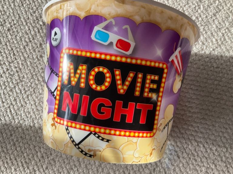Popcorn Bucket - Movie Nights - New 