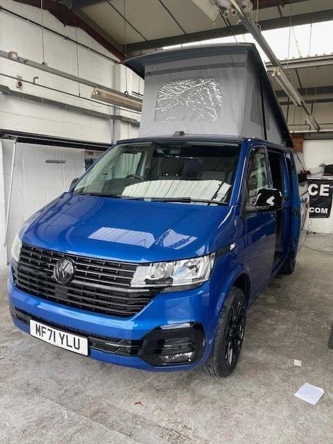 2023 VW T6.1 TRANSPORTER, CAMPERVAN, MOTORHOME, SWB, A/C, HIGHLINE, RAVANNA BLUE