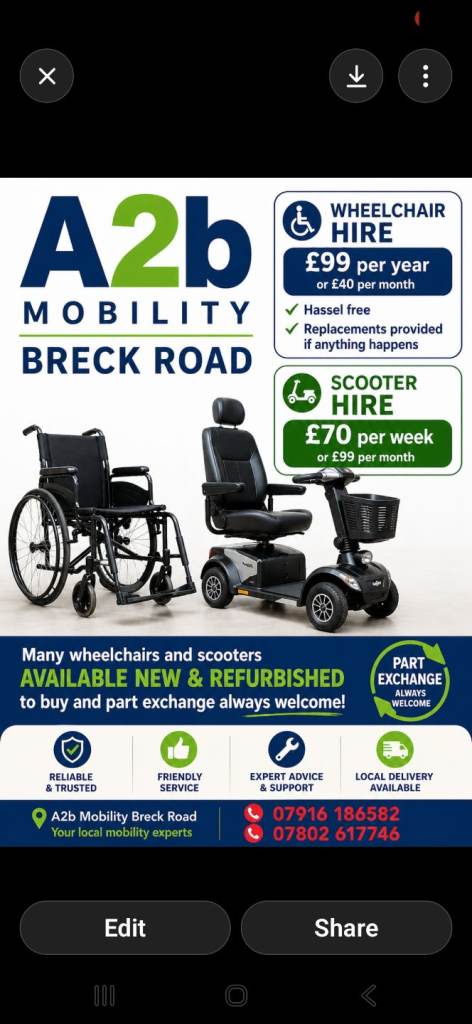 Wheelchair hire