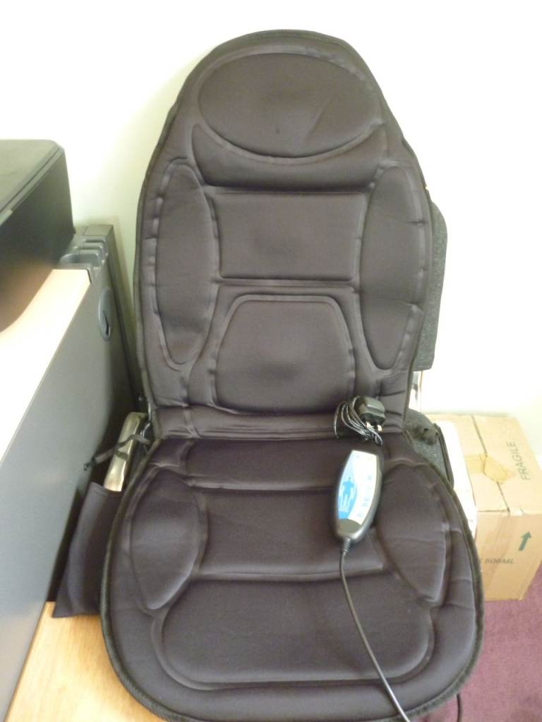 Flexible chair body massager, has various settings, can be very handy,excellent condition, only £15.
