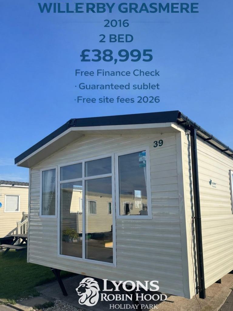 SITED STATIC CARAVAN FOR SALE BY THE COAST