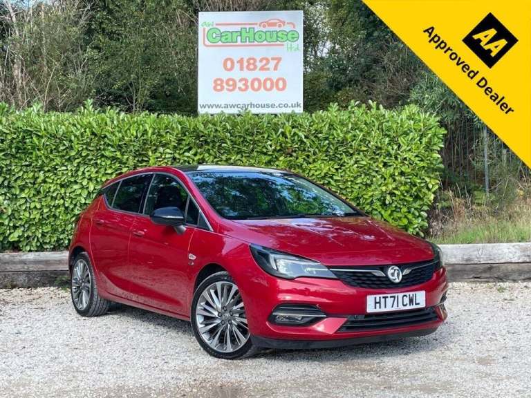 2021 71 VAUXHALL ASTRA 1.2 TURBO GRIFFIN EDITION HATCHBACK 5DR