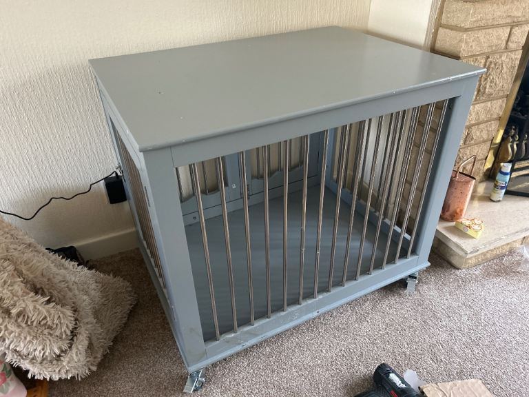 Pawhut dog crate side table