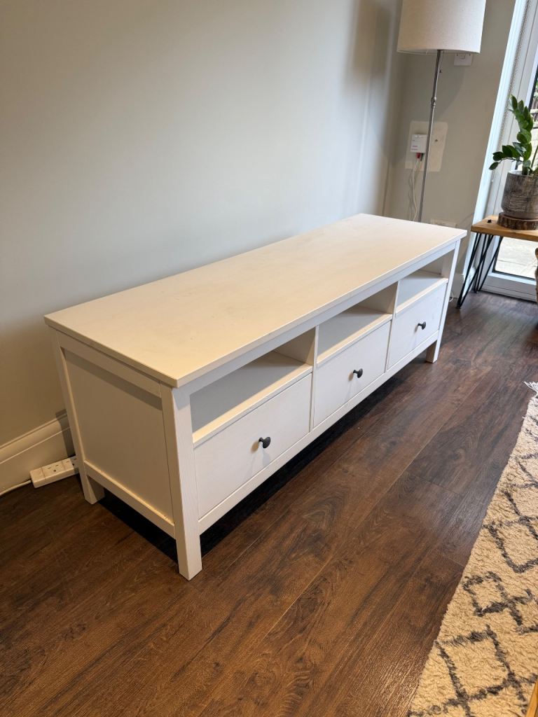 FREE white TV stand 