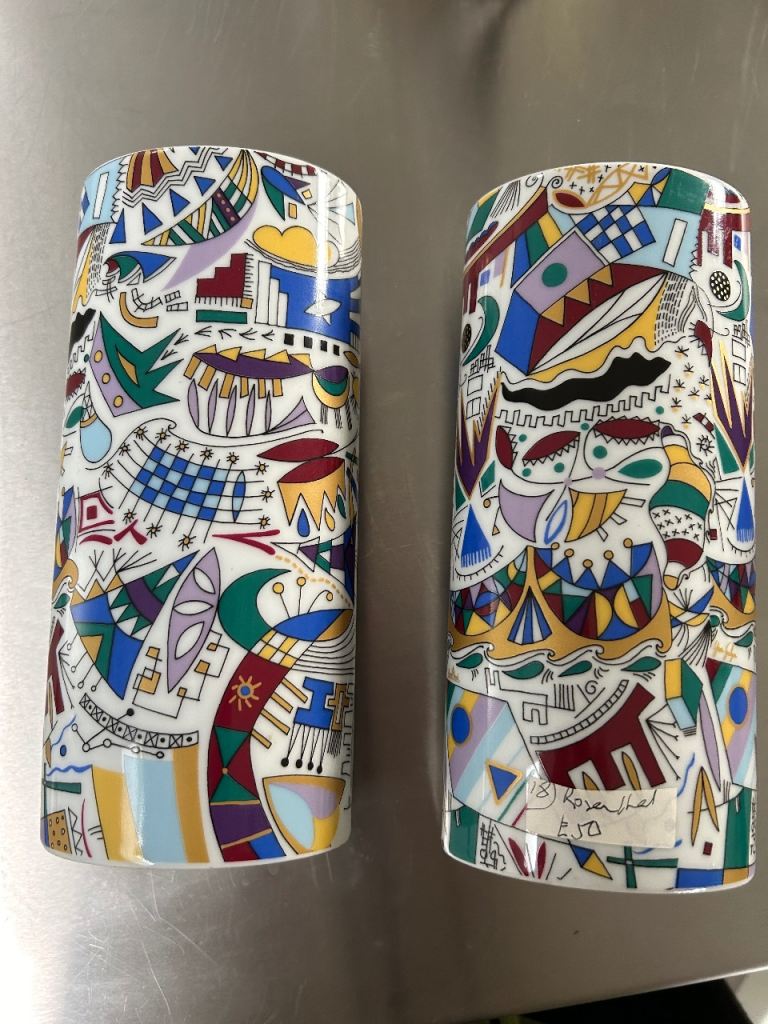 Pair of Studio-Linie Rosenthal vases, 