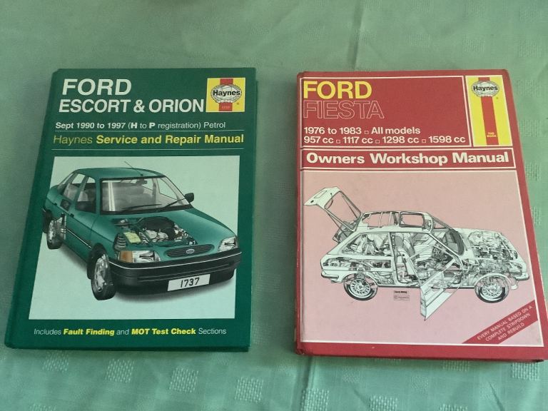 HAYNES FORD ESCORD & FORD ORION SERVICE MANUAL SEPT 1990 to 1997