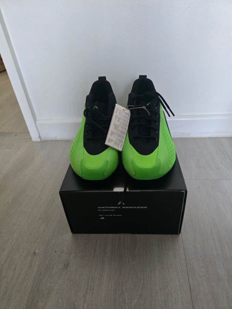 Adidas Anthony Edwards 1 Low Trainers - NEW with Tags UK size 10.5