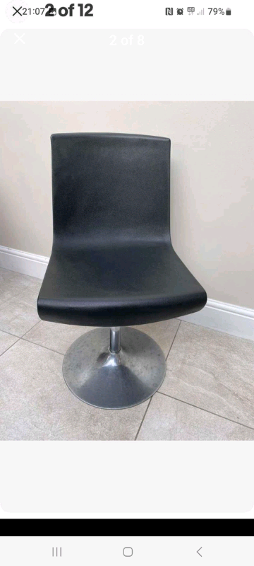 Rare Vintage Danish Designer Swivel  Chair 
