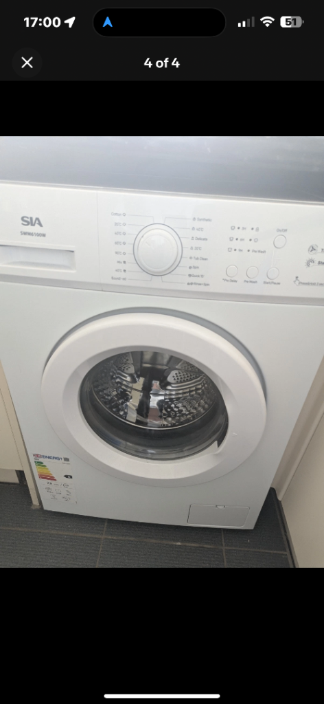 Newly used old washing machine 6kg