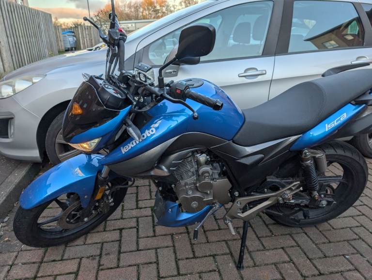 125cc motorcycle. Lexmoto, ISCA, 2025.