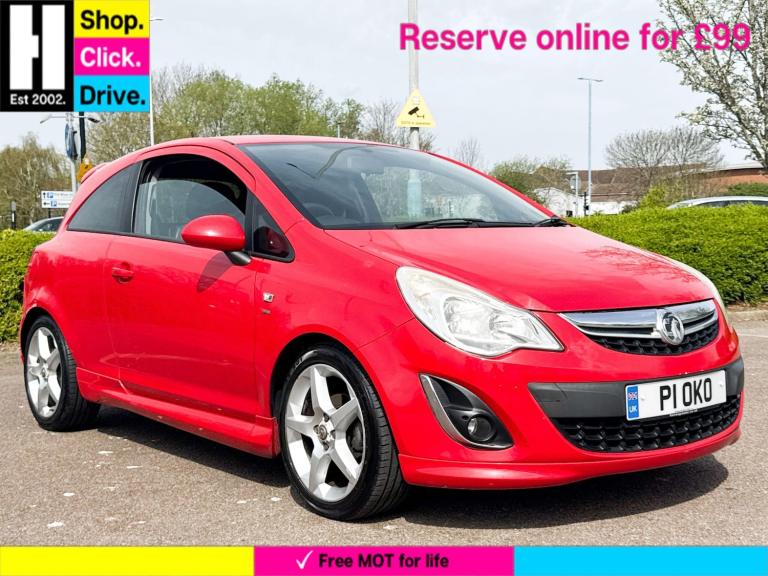 2011 Vauxhall Corsa 1.4 16V SRi Hatchback 3dr Petrol Manual Wide Ratio Euro 5 (100 ps) HATCHBACK ...