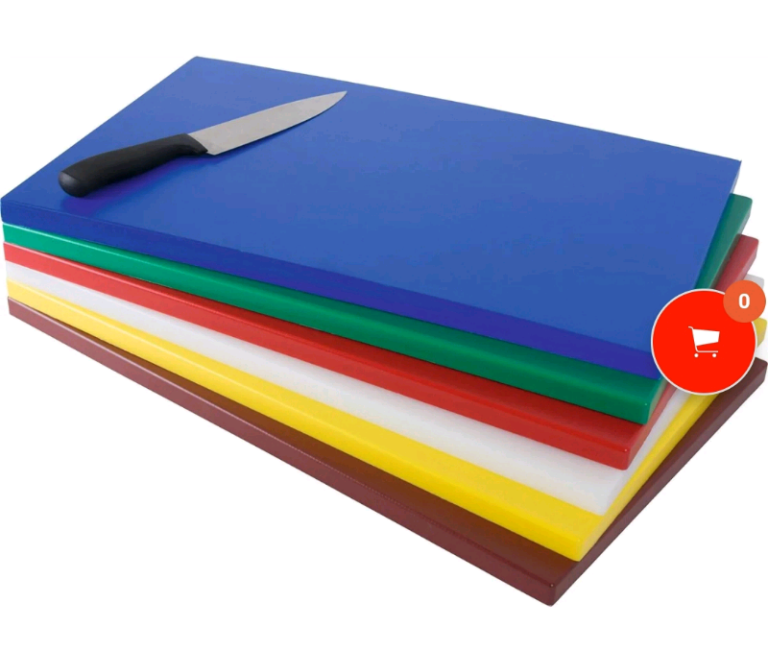 Commercial catering chopping boards/colour coded cutting boards new
