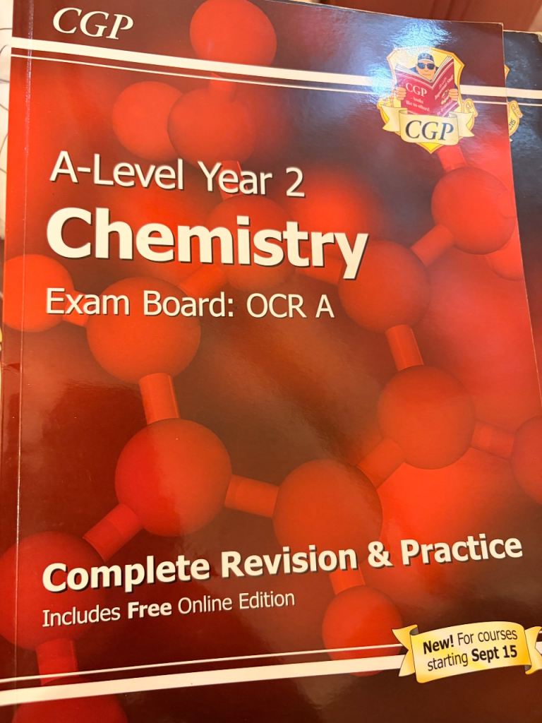 CGP A-Level Year 2 Chemistry Revision Guide OCR A