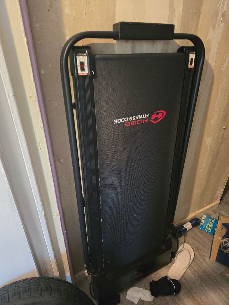 Home Fitness Code Treadmill – Black, Good Condition