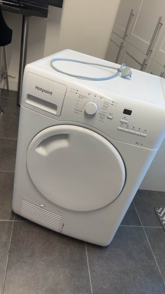 Hotpoint Tumble Dryer – White, Good Condition