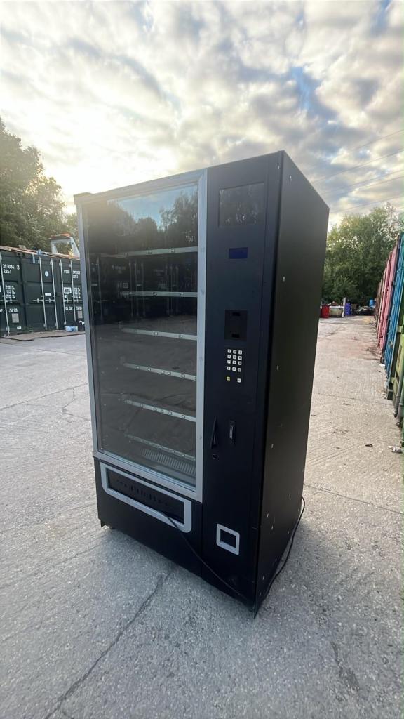 Large Black Vending Machine - Good Condition, Fully Functional