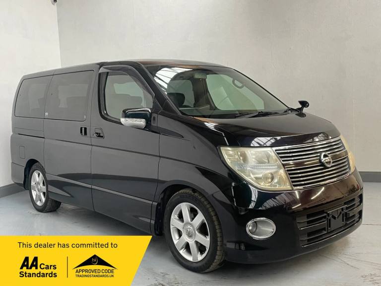 2007 Nissan Elgrand E51 2.5 V6 HIGHWAY STAR Black Leather Edition, Series 3 MPV Petrol Automatic