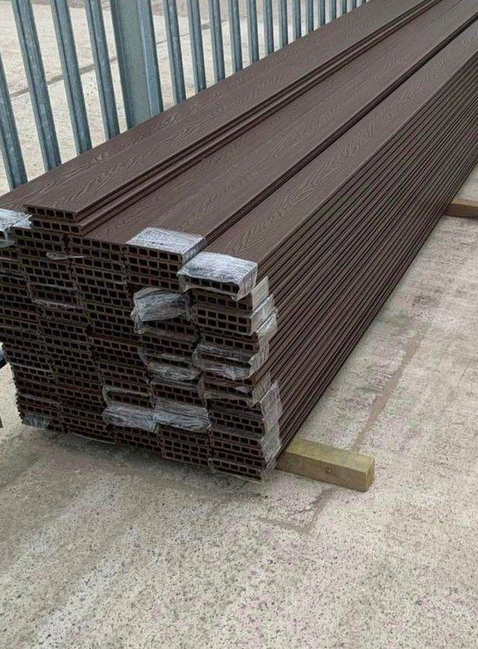 Boards Gardens Deck Patios for Strong Ideal & | Decking CHOCOLATE Composite 4.8m