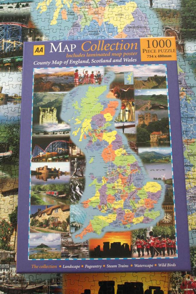 AA Map Collection 1000 Piece Jigsaw Puzzle