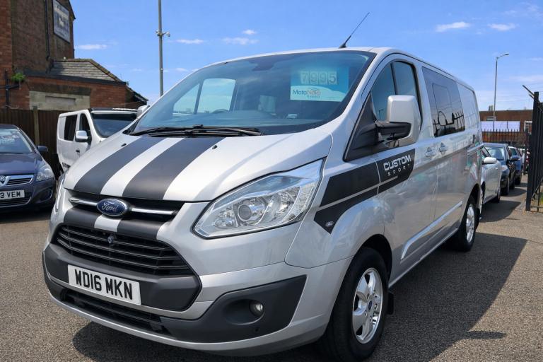 2016  FORD TRANSIT CUSTOM 2.2 TDCI CHAIN ENGINE CREW /DAY VAN NO VAT £7490