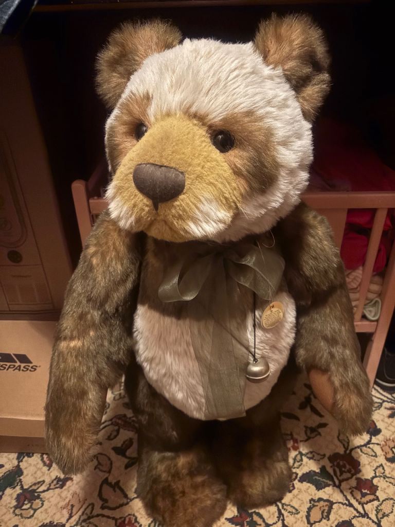 Large standing Martha retired Charlie bear