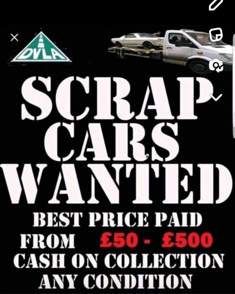 Scrap cars non runners electrical issue we buy anything 