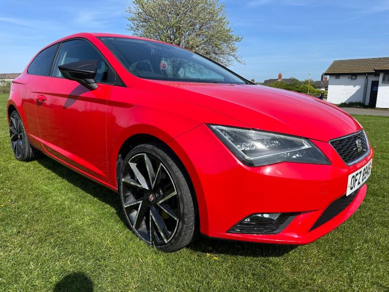 LATE 2013 SEAT LEON 2.0 3DR TDI SE TECHNOLOGY ♻️£20 TAX❤️FIRE RED✅1 YEAR WARRANTY 🚗NEW MODEL