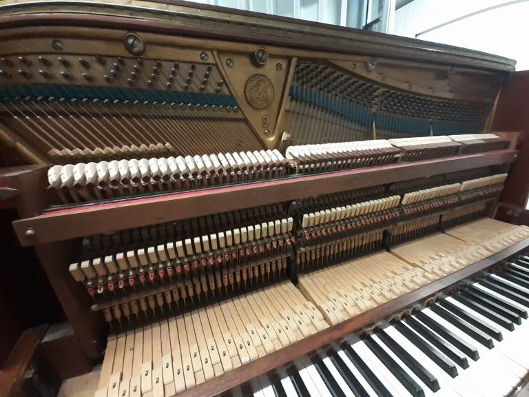 C Bechstein Model 9 upright piano Mahogany *stool + 1st fine tuning option*