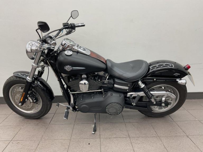 HARLEY-DAVIDSON DYNA FXDF FAT BOB BLACK 2008 08 REG 14,698 MILES, 1584CC