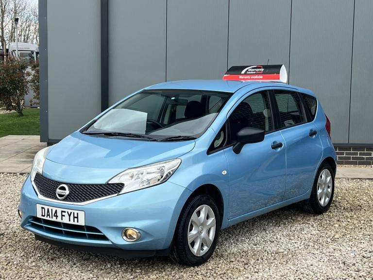 NISSAN NOTE 1.2 12V Visia Blue Manual Petrol 2014