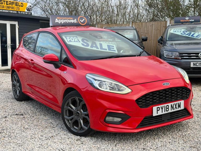 2018 Ford Fiesta 1.0 EcoBoost 140 ST-Line 3dr HATCHBACK PETROL Manual