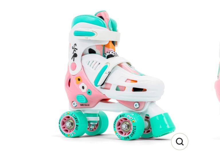 SFR Storm V Adjustable Roller Skates - Flower UK3-6 from Slickwillies