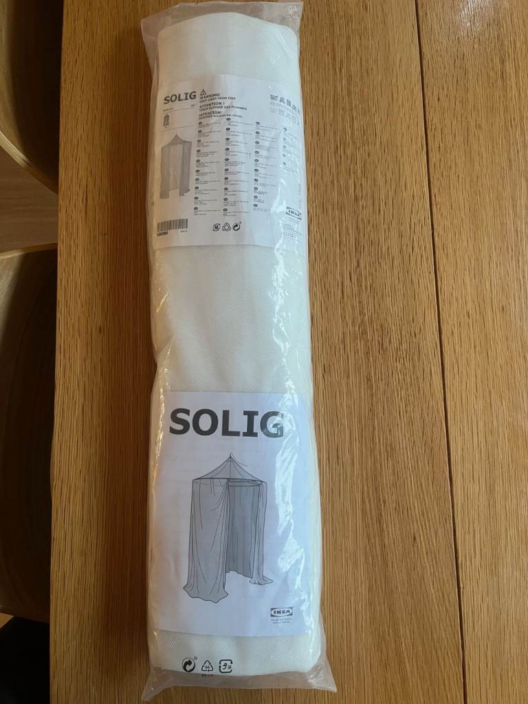 image for IKEA Solig white netting NEW UNUSED