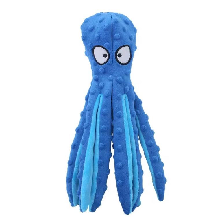 Plush dog toy -Octopus 