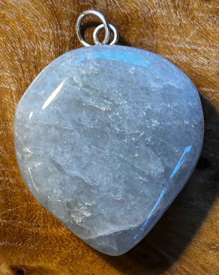 Yellow Jade Heart Pendant Charm with Black Cord Necklace