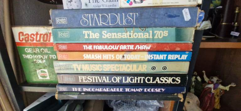 Job lot bulk collection of boxed records