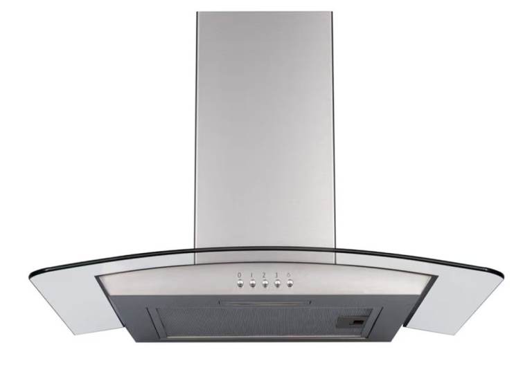 SIA 60cm Curved Glass Extractor Hood - New in Box