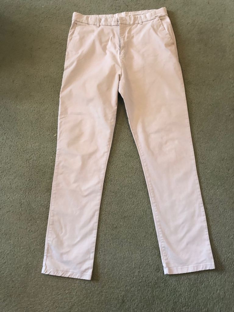 Boys’ M&S light grey Trousers - Good Condition